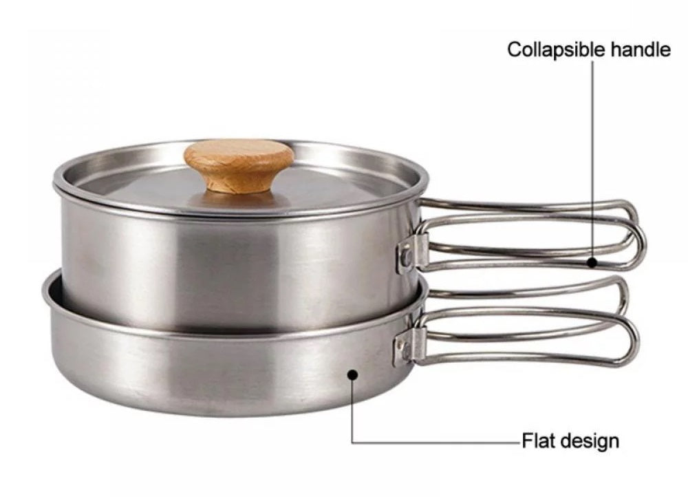 Stainless Steel Pot and Pan Set