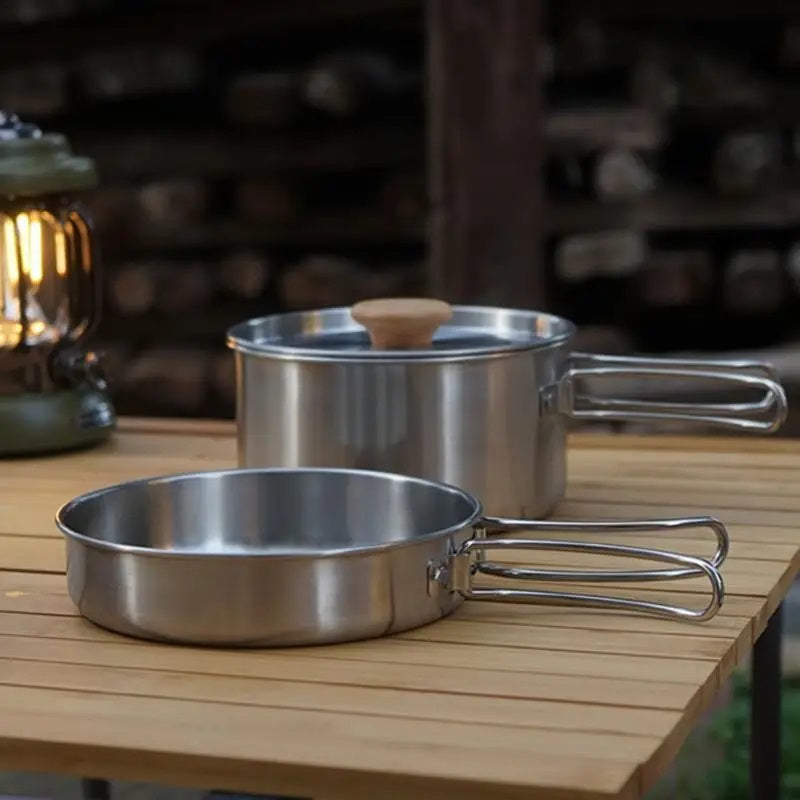 Stainless Steel Pot and Pan Set