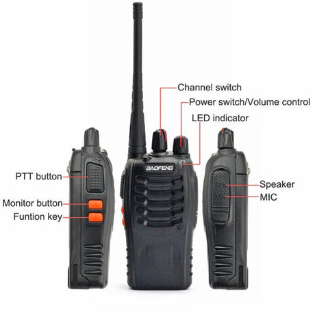 BF-888S Two-Way Radio (2 Pack)